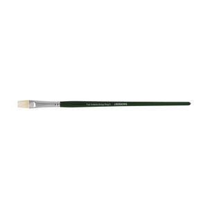J.Burrows Interlocking Hog Flat Paintbrush Size 8