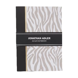 Jonathan Adler A6 Notebooks Black 2 Pack