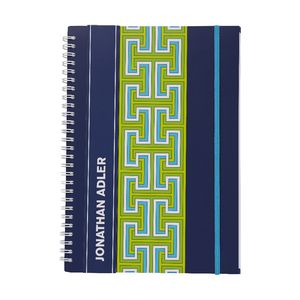 Jonathan Adler B5 Notebook Spiral 160 Page Navy