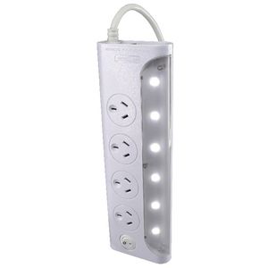 Jackson 4 Outlet Powerboard White