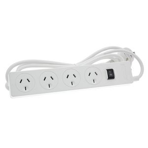 Jackson 4 Way 3m Surge Protected Powerboard