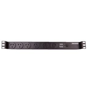 Jackson 6 Outlet Rackmount Powerboard Black