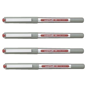 Uni-Ball Eye Fine Rollerball Pens Red 4 Pack
