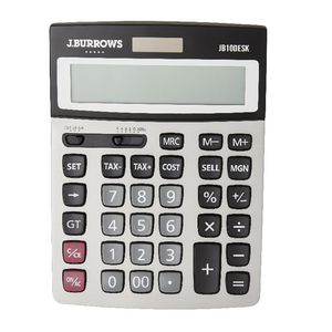 J.Burrows Desktop Tax Calculator Silver