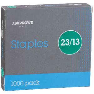 J.Burrows 23/13 Staples 1000 Pack