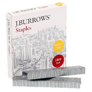 J.Burrows 23/8 Staples 1000 Pack