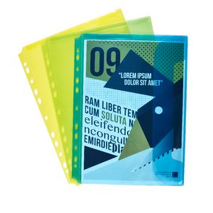 J.Burrows Binder Document Wallet A4 Assorted 3 Pack