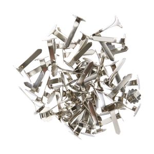J.Burrows 25mm Paper Binders Silvers 150 Pack
