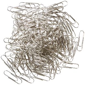 J.Burrows 28mm Paper Clips Silver 1100 Pack
