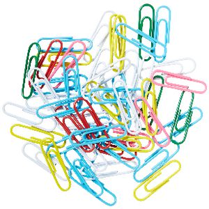 J.Burrows 28mm Paper Clips Assorted 120 Pack