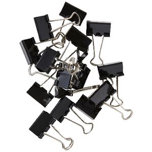 J.Burrows 25mm Foldback Clips 40 Pack