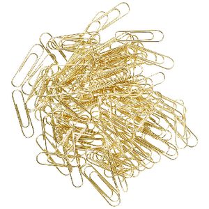 J.Burrows 33mm Paper Clips Gold 150 Pack