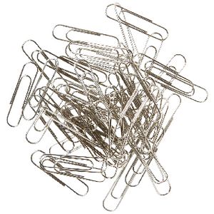 J.Burrows 33mm Paper Clips Silver 150 Pack