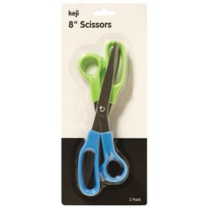 Keji Scissors 8" 3 Pack