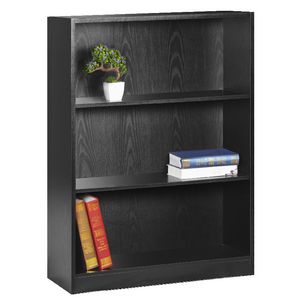 Austin 3 Shelf Bookcase Black