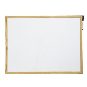 J.Burrows Timber Pine Whiteboard 45 x 60cm