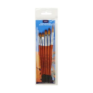 J.Burrows Pony Paint Brush Set Assorted 6 Piece