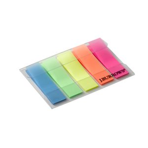 J.Burrows Translucent Flags 12mm x 44mm 5 Pack