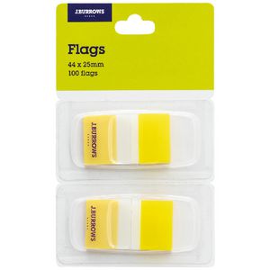 J.Burrows Flags 25x44mm Yellow 2 Pack