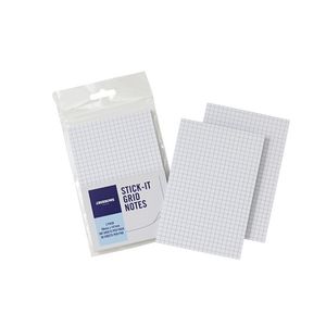 J.Burrows Stick-It Notes 99 x 147mm Grid 2 Pack
