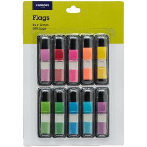 J.Burrows Mini Flags 12 x 44mm 10 Pack