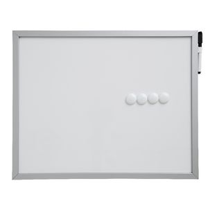 J.Burrows Magnetic Chrome Whiteboard 40 x 50cm