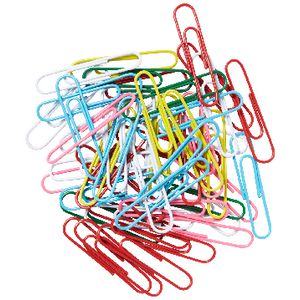 J.Burrows 50mm Paper Clips Assorted 200 Pack