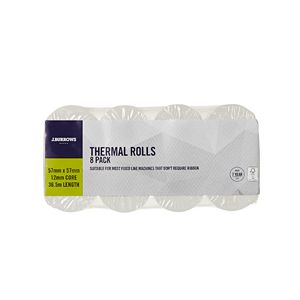 J.Burrows Thermal Rolls 57 x 57mm 8 Pack