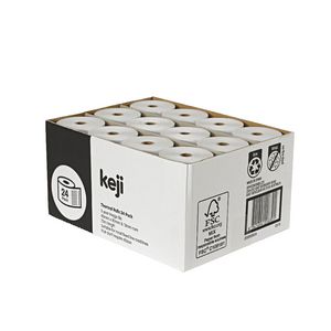 Keji Thermal Rolls 80 x 80mm 24 Pack
