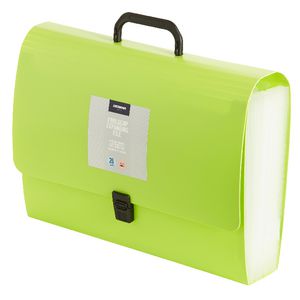 J.Burrows Expanding File Foolscap 26 Pocket Green
