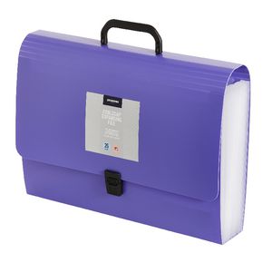 J.Burrows Expanding File Foolscap 26 Pocket Purple
