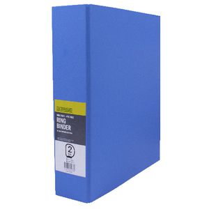 J.Burrows Binder A4 2 D-Ring 50mm Blue