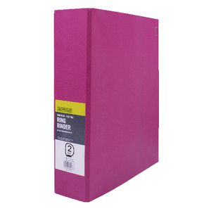 J.Burrows Binder A4 2 D-Ring 50mm Pink