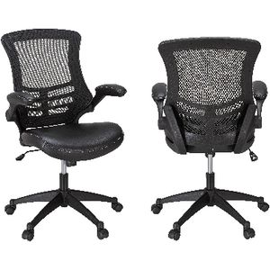 Baku Medium Back Chair Black