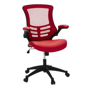 Baku Medium Back Chair Red