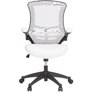 Baku Medium Back Chair White