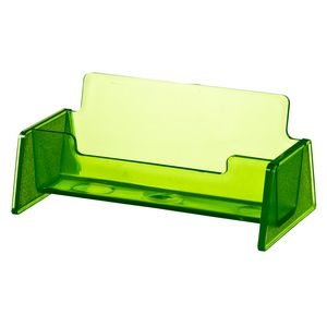J.Burrows Business Card Holder Tinted Green