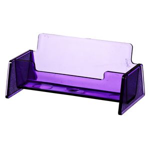 J.Burrows Business Card Holder Tinted Purple