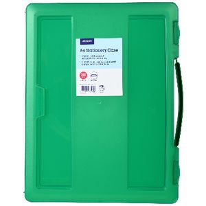 J.Burrows Stationery Case with Handle Green