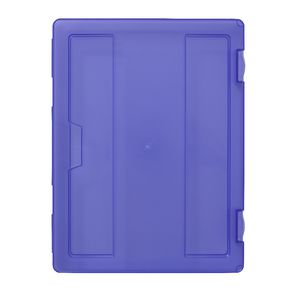 J.Burrows Stationery Case A4 Clip Closure Purple