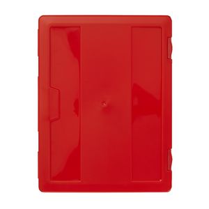 J.Burrows Stationery Case A4 Clip Closure Red