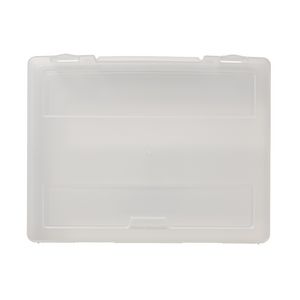 J.Burrows A4 Stationery Case with Handle Clear