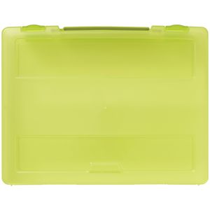 J.Burrows A4 Stationery Case with Handle Green