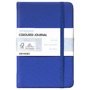 J.Burrows Pocket Journal 240 Page Blue