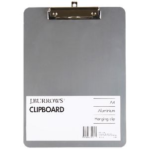 J.Burrows Clipboard A4 Aluminium