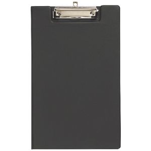 J.Burrows Foolscap Clipfolder PE Black