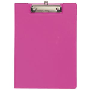 J.Burrows A4 Clipfolder PE Pink