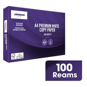 J.Burrows 80gsm Premium A4 Copy Paper Pallet