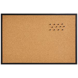 J.Burrows Cork Board 900 x 600mm Black