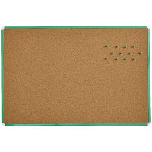 J.Burrows Cork Board 900 x 600mm Green